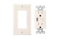China Tuya Intelligent Zigbee Wall Socket 15A 127V for Residential Application supplier