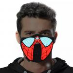 Sound Activated Light Up LED Face Mask USB Rechargeable With EL Light for sale
