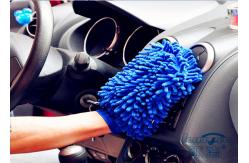 China Easy Auto Care Microfiber Ultra Detersive Sponge Compounded Chenille Car Wash Glove supplier