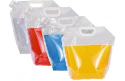 China Gravure Printing PET 5L Bear Plastic Liquid Pouches Smell Proof supplier