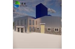 China Customized Windows And Doors Prefab Metal Storage Buildings Galvanized Painted supplier