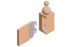 China 10 Hook Plates for Wooden Beds Frame Bracket Headboard Footboard Replacement Stocked supplier