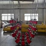Powerful Pipeline Roller Cradles For Lowering Oil Tube In Construction Projects