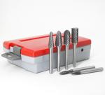 Tungsten Carbide Rotary Burr Set in Silver for Precision Cutting and Polishing for sale
