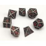 Wear Resistant Resin Polyhedral Dice set Practical For Collection for sale