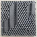 Factory 40*40cm 3D Newgarage floor tiles plastic PP Garage Flooring for workshop for sale