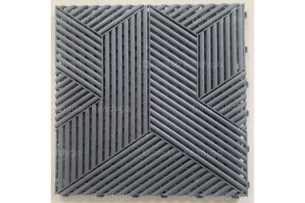 Scratch Resistant Garage Flooring Squares 18mm Polypropylene Garage Floor Tiles