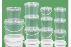 China Customizable Transparent Plastic Bucket Capacity Woven Bag PE Bag Packaging supplier