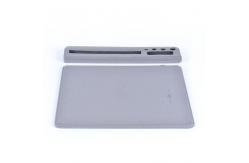 China Multifunctional Magnetic Wireless Charging Leather Mouse Pad Custom Printed Gifts supplier