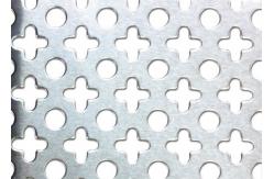 China 6mm thickness Full Leaf Clover Pattern  Perforated Metal Sheets supplier