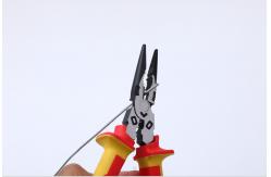 China C1055 60CrV Thin Long Nose Pliers 7in1 High Leverage Combination Pliers supplier