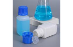 China 100ml HDPE Square Laboratory Reagent Bottle Containers Screw Cap supplier