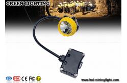 China Explosion-Proof PC Rechargeable LED Headlamp , 208lum 15000lux Safety Miners Lights supplier