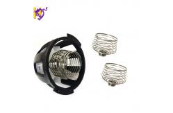 China Customized Zinc Electroplating Tapered Helical Coil Spring supplier