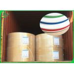 Eco - Friendly 13.5mm 14mm 15mm 60gsm 120gsm Straw Paper Roll For Harmless Straws for sale