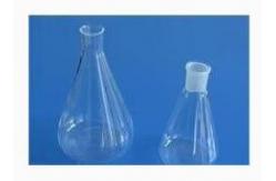 China high quality customized quartz glass conical flask  Erlenmeyer flask supplier