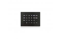 China 24 Keys Waterproof Metal Keypad Durable Stainless Steel Numeric Keypad supplier