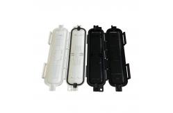 China White Black Fiber Optic Drop Cable Splicing Protective Box with Adaptor supplier
