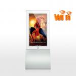 0.8cm Clear Double Sides 65 LCD Digital Signage 178° Viewing Angle for sale