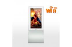 China 0.8cm Clear Double Sides 65 LCD Digital Signage 178° Viewing Angle supplier