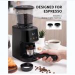 Commercial Automatic Burr Coffee Grinder Digital Control Anti Splash Panel 275g