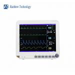 Medical Multi Parameter Patient Monitor With ECG/ HR/ RESP/ SPO2/ NIBP/ Temp for sale