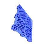 Blue HDPE Nestable Plastic Pallet 2000Kg Static Load Pallet 1100 X 1100 X 145 for sale