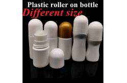 China HDPE Plastic Roller Bottles 50ml 60ml Refillable Roll On Deodorant Bottle supplier