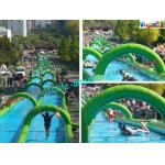 1000 Feet Giant Splash Inflatable Water Slide , Commercial Water Slides for sale