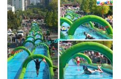 China 1000 Feet Giant Splash Inflatable Water Slide , Commercial Water Slides supplier