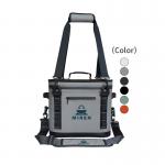 Insulated 24 Can Cooler Bag With Front Pocket Hypalon Material for sale