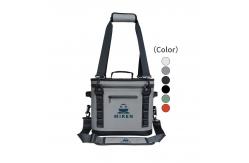 China Insulated 24 Can Cooler Bag With Front Pocket Hypalon Material supplier