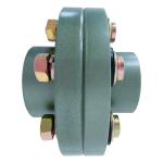 Rubber Pin Bush Coupling / FCL 100 Flexible Coupling For Weaving Machine for sale