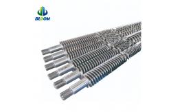 China High Effiency Conical Twin Screw And Barrel For PVC Production supplier