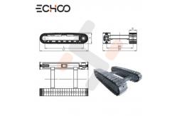 China Customized Steel Tracked Undercarriage Complete Track Frame For Dozer supplier