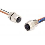 4 Pin M8 Socket 100mm Industrial Wiring Harness