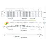 Custom Vehicuar Galvanised Steel Grating 90/86mm Height 22mm thickness for sale