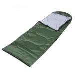 Outdoor Camping Hiking Envelope Sleeping Bag Army Green Waterproof Lightweight For Adults for sale