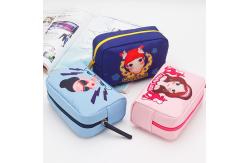 China Student'S Zipper Closure Polyester Travel Makeup Pouch supplier