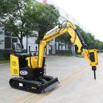 Electric Engine Small Digger Road Construction Lithium Crawler Mini Excavator With Cab