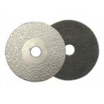 Vacuum Brazed Diamond Polishing Pads , Diamond Grinding Disc For Concrete Polishing for sale