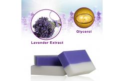 China Purple Organic Face Soap Whitening Lavender Coconut Oil Body Care supplier
