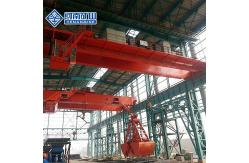 China 3p Garage Bridge Crane , 100 Ton Overhead Crane Equipment With Grab Ce Certificate supplier