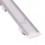 5.8m Length T5 Temper Aluminium Extruded Profiles For LED Acrylic Sign for sale
