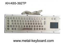 China Stainless Steel Panel Mount Kiosk Laptop Mechanical Keyboard IP65 USB Connection Plug supplier