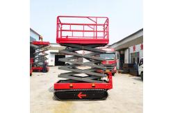 China Rough Terrain Self Propelled Scissor Lift Track Mobile Hydraulic Scissor Lift supplier