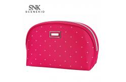 China Polyester Customized Shell Shape Blue Toiletry Pouch Bag supplier