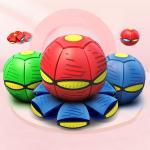 LED Flying Dog Ball Interactive Pet Toys Rubber Plastic Interactive Puppy Toys