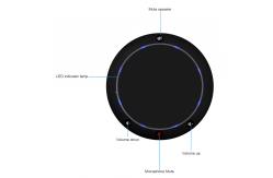 China FCC CE RoHS Omni Directional USB Conference Speakerphone 85dB Max output supplier