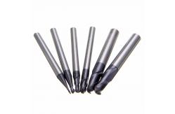 China Hardened Ball Nose Carbide End Mill HRC50 2 Flute 1-20mm Custom Tools supplier
